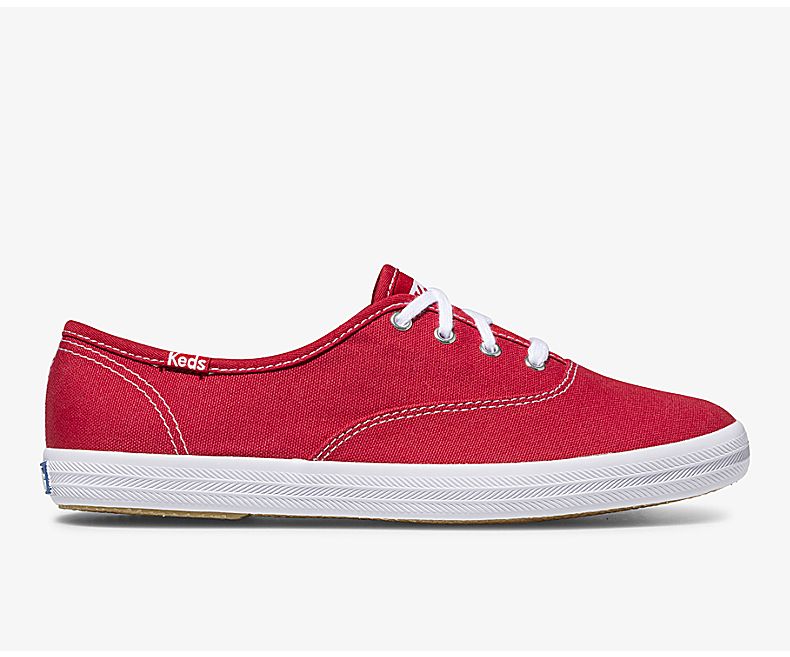 Keds Womens Red Champion Shoes - Keds Champion Canvas Originals | Keds 954RVOPHZ